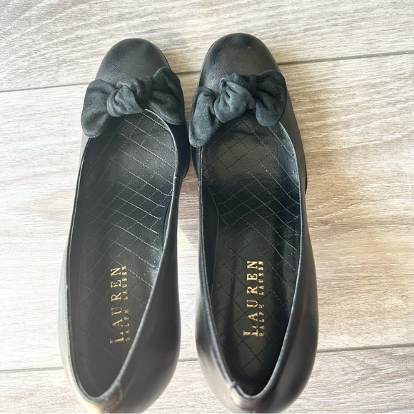 Lauren  Ralph Lauren Georgie Black Bow Tie Pumps - Picture 7 of 12